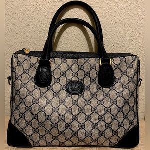 SOLD Gucci Boston handbag comes with authentic Gucci shoulder strap. SOLD